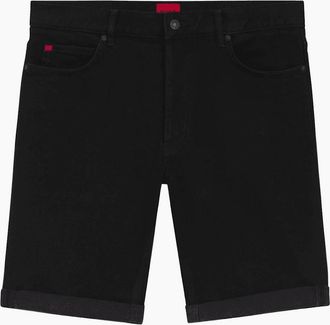 HUGO BOSS Mens HUGO 634/S Black Denim Shorts