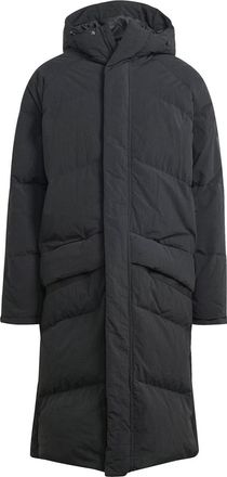 adidas Mens Big Baffle Puffer Jacket in Black - Size X-Small