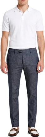 Mason's Milano Chino Broek - Heren - Chinos - Blauw - 2XL - Katoen - Broeken