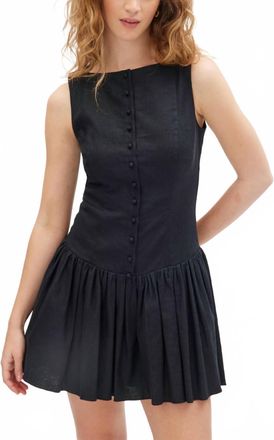 Tanya Taylor Rebecca Mini Dress In Black