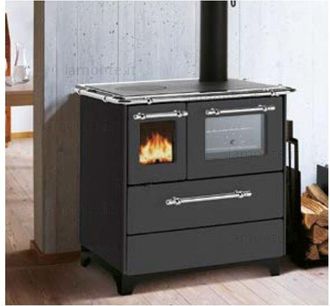 Royal Cocina De Le&ntilde;a Royal Palazzetti New Betty 3,5 Negra