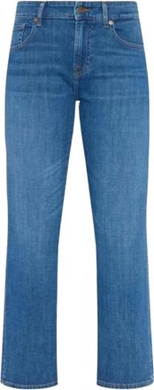 7 For All Mankind Dames, Jeans, Blauw, Maat: W28 Katoen