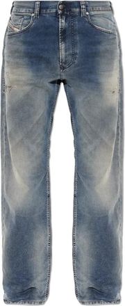 Diesel Straight Jeans - Heren - Regular Fit Jeans - Blauw - W34 - Jeans