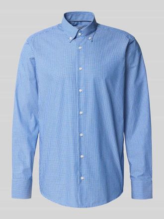 Christian Berg Regular Fit Business-Hemd mit Button-Down-Kragen in Royal, Gr&ouml;&szlig;e 41/42