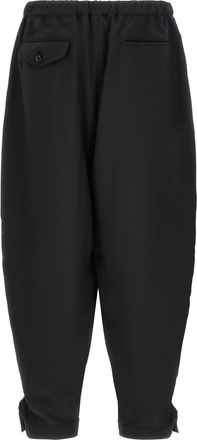 Comme Des Gar&ccedil;ons Mens Black Polyester Casual Pants