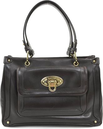 Bally Leather Handbag (Pre-Owned)