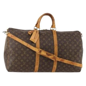 Louis Vuitton Pre-owned Weekend Bag - Dames - Pre-owned - Bruin - Maat: ONE Size Leer