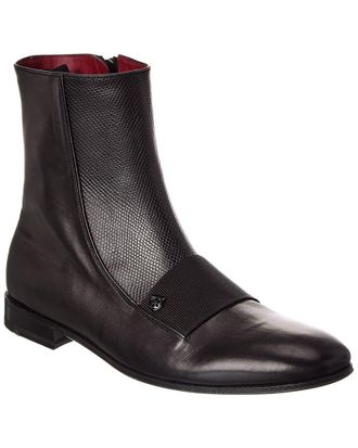 Ferragamo Mens Geminiano Leather Boot