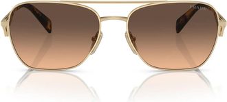 Prada Sunglasses Pra50 S Zvn50 C Gold/Brown Gradient Women