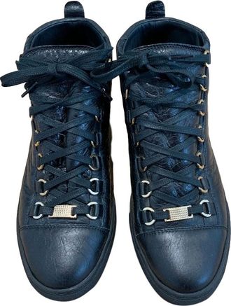 Balenciaga Arena black leather trainers Size 38