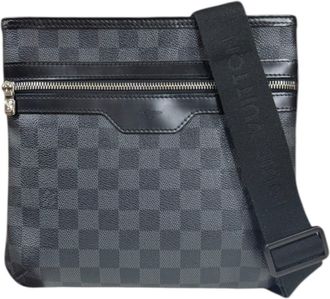 Louis Vuitton Black Grape Damier Graphite Shoulder Bag (Pre-Owned)