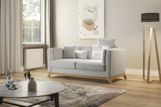 HOME AFFAIRE 2,5-Sitzer »Viva« wahlweise mit Holzrahmen aus Eiche