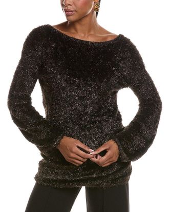 Diane Von F&uuml;rstenberg Diane Von Furstenberg Serina Eyelash Tinsel Sweater