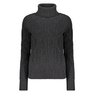 Moorer Dames, Truien, Grijs, Maat: XS Kasjmier