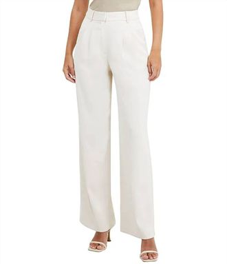 French Connection Harrie Suiting Trouser In White