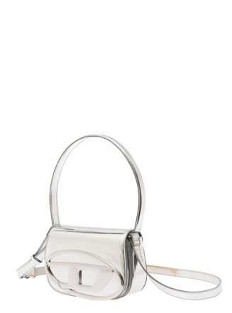 Diesel Womens Shoulder Bag 1dr Metallic Laminated Leather Pmu