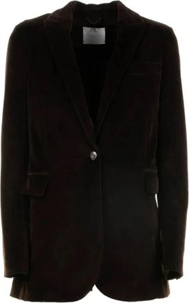 Circolo 1901 Blazer Velvet - Dames - Blazers - Bruin - S - Katoen - Jassen
