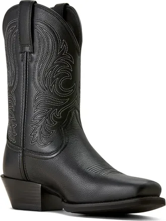 Ariat Sport Lawman Square Toe Cowboy Boot in Black at Nordstrom, Size 11.5
