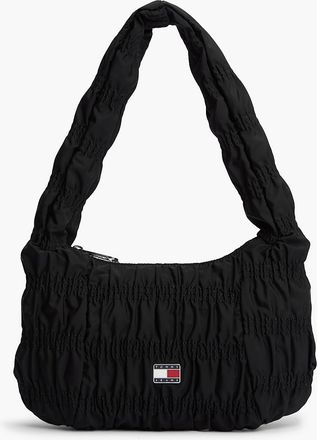 Tommy Hilfiger Womens Tommy Jeans Ruched Shoulder Bag - Black