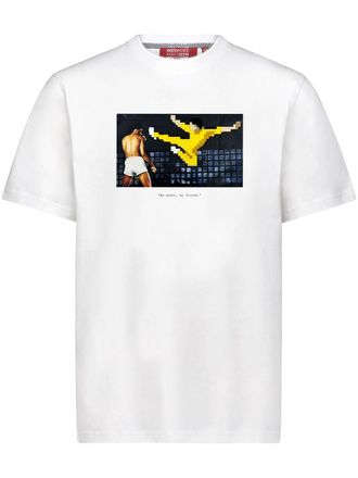 Mostly Heard Rarely Seen T-shirt Be Water My Friend - Bianco