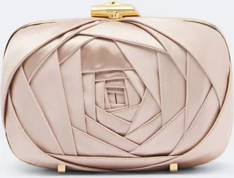 Roger Vivier Rose Vivier satin clutch