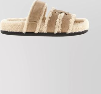 Tory Burch soft lined open toe flat sandals