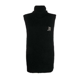 John Richmond Dames, Truien, Zwart, Maat: 2XS Wol