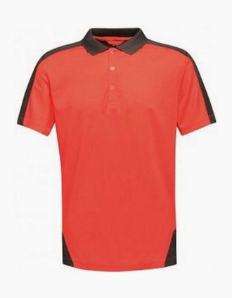Regatta Mens Regatta Contrast Coolweave Pique Polo Shirt - Red - Size: 44