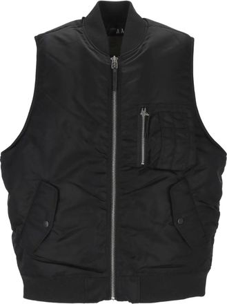 Applied Art Forms Gilet met rits - Zwart