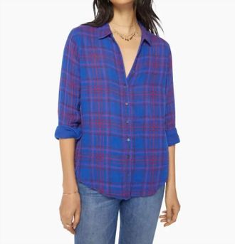Xirena Scout Button-Down Shirt In Blue