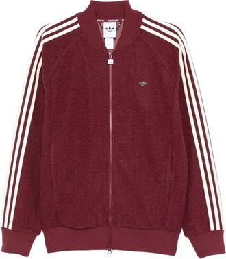 adidas Felpa Premium con zip - Rosso