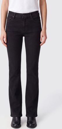 Mother The Weekender High-Rise Flare Jeans in stretch denim
