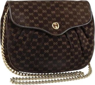 Gucci Pre-owned Cross Body Bags, female, Brown, Size: ONE SIZE Pre-owned Vintage Cross Body Bag