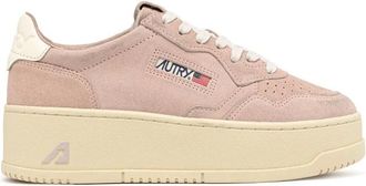 Autry Platform Low - Dames - Schoenen - Roze - Maat: 40 EU Katoen