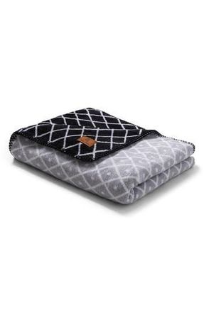 Brooks Brothers Cotton Blend Throw in Silver at Nordstrom Rack