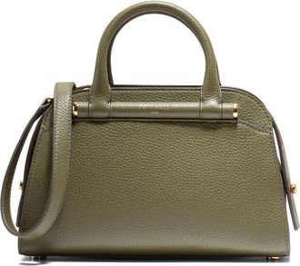 Cole Haan Small Catherine Leather Satchel in Olive Night at Nordstrom