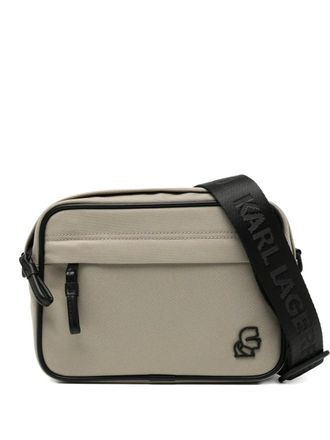 Karl Lagerfeld Kkameo EW crossbody bag - Beige