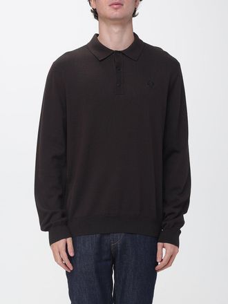 Fred Perry Relaxed Fit Long-Sleeved Cotton Polo Shirt