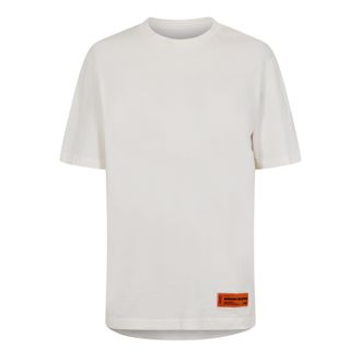 Heron Preston Mens Regular-Fit Logo Recycled Cotton T-Shirt in White - Size 2XS