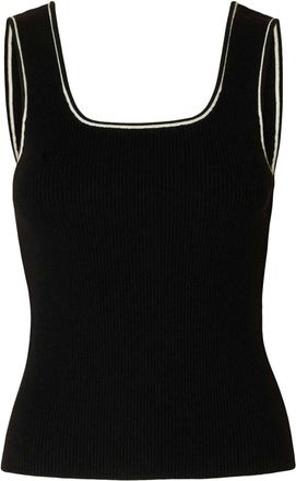 Selected Dames, Tops, Zwart, Maat: M Nylon