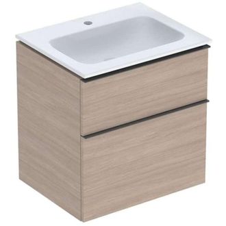 Keramag Keramag - Geberit Icon Set Mueble Lavabo Con Mueble Bajo Lavabo, 2 Cajones