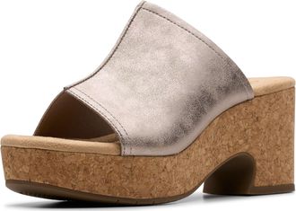 Clarks Womens Nerisa Vine Sandals, Color Taupe Meta, Size: 5 UK