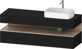 Duravit Qatego Consola Mueble Bajo Lavabo, 2 Extensiones, 2 - Duravit