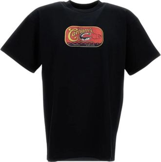 Carhartt Work in Progress Black Crewneck Printed T-Shirt