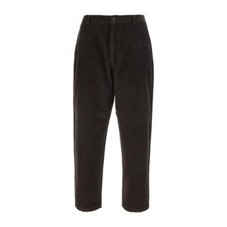 Mauro Grifoni Pantaloni a gamba dritta in velluto a coste - - Trousers - Uomo - Marrone - S
