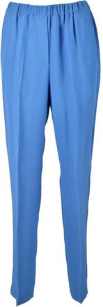 Mauro Grifoni Broek - Dames - Slim Fit Broeken - Blauw - M - Broeken