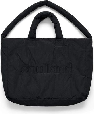 Soulland Tritan tas - unisex - Shoppers - Zwart - ONE Size - Nylon - Tassen