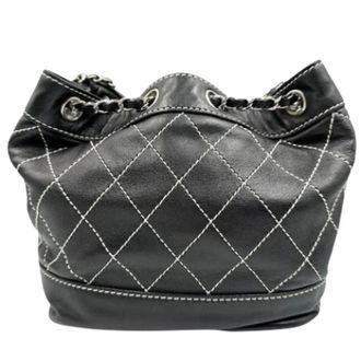 Chanel Bolso de Hombro Wild Stitch Pre-owned - Pre-owned - Mujer - Negro - ONE SIZE