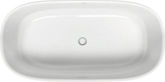 Duravit Zencha Ba&ntilde;era Ovalada, Exenta, Revestimiento Sin Juntas, - Duravit