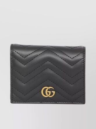Gucci marmont quilted leather wallet
